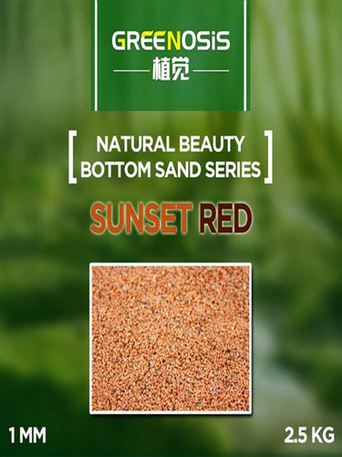GREENOSIS SUNSET RED SAND 2.5kg / 그린오시스 선셋 레드 샌드 2.5kg / (1mm)