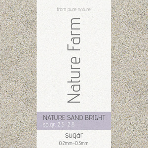Nature Sand BRIGHT sugar 3.5kg / 네이쳐 샌드 브라이트 슈가 3.5kg(0.2mm~0.3mm)